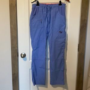 Koi ceil blue scrub bottoms